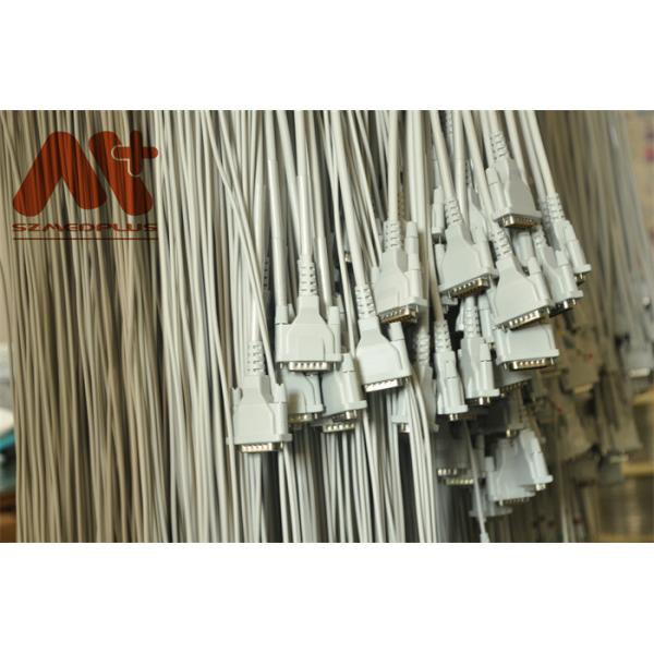 safety TPU IEC AHA EKG Cable For EDAN SE 601 Electrocardiograph