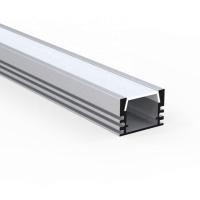 La Manche enfoncée en aluminium de lumière de bande de LED a anodisé la couleur argentée de peinture