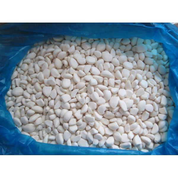 Snow White IQF Frozen Vegetables / Quick Freezing Fresh Garlic Cloves
