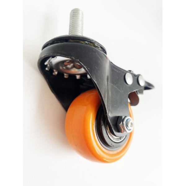 Оранжевый пластик ПВХ/ПУ Мебель Кассера Колесо отверстие Расстояние 9*6,2 мм/11*8,2 мм/12*8,2 мм