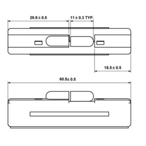 Peel-Off Type Copper Wire Brass Contacts Nylon Flame Retardant Glass Tube In Line Fuse Holder