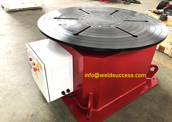 0.1-3rpm Robotic Welding Turntable , Single Axis Welding Positioning Equipment