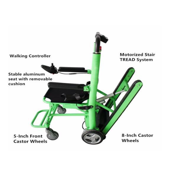 Lightweight Emergency Folding Stretcher Stair Climbing Power Wheelchairs