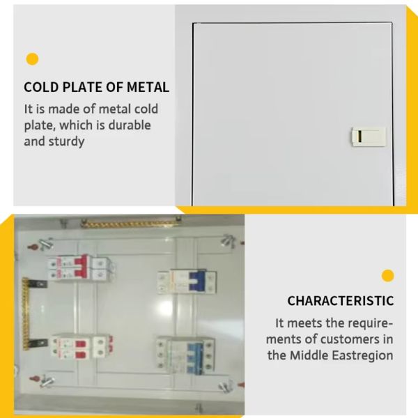 Double-Door Electrical Distribution Box with IP55 Waterproof Meter Box for 220V/380V Power Supply