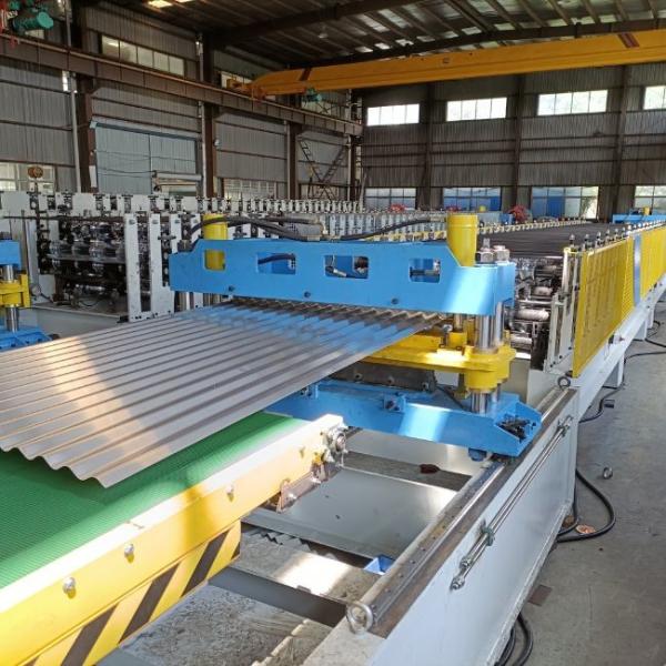 Double Layer Roof Sheet Roll Forming Machine Customizable Cutting Tolerance ±2mm Production Speed 30-45 Meters Per Minute