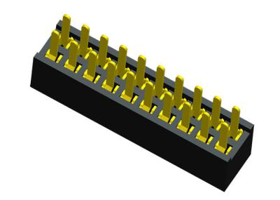 Fileira de 20 Pin Female Header Connector Single em linha reta 180 graus para a placa do PWB