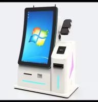 Kiosque de commande en libre-service de bureau de 24 pouces avec récepteur d'argent