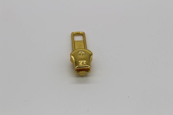 Small Zipper Slider Replacement Parts , Backpack Leather Double Sided Zipper Slider