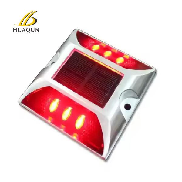 Cast Aluminum LED Solar Road Studs For Road Traffic Safety Warning
