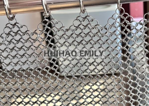 Stainless Steel Architectural Metal Mesh Drapery for Room Dividers