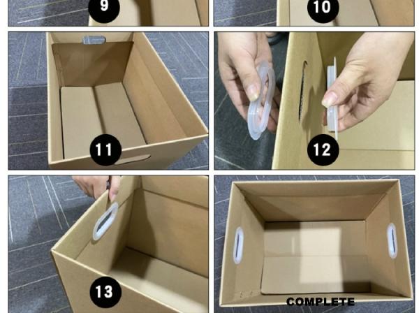 Moving Boxes With Reinforced Handle And Lids, Kitchen Moving Boxes with Reinforced Handle Lid Packing Supplies for Dishes and Glassware STOR/File Medium-Duty File Storage Boxes, FastFold