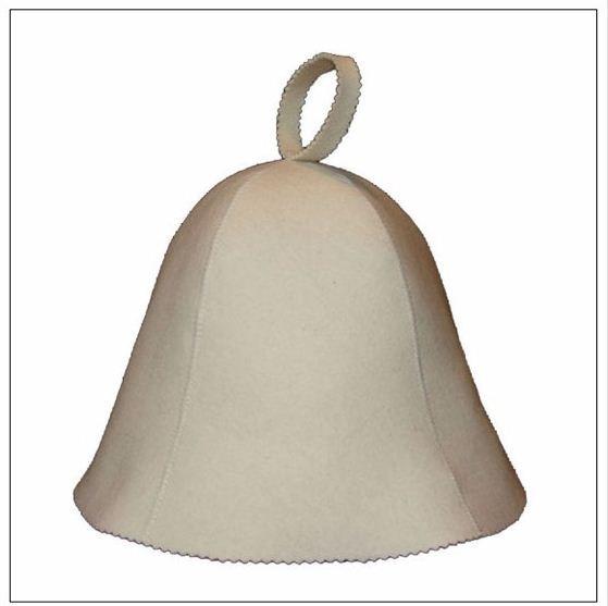 100% New Zealand wool felt sauna hat