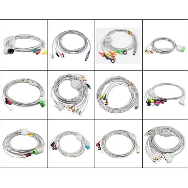 Schiller Hellige ECG Cable 10 Lead Hospital Ekg Lead Wires Medical Accessories