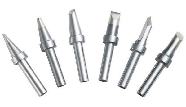 Industrial Durable Copper Soldering Tip , Multipurpose Hakko Soldering Iron Tip