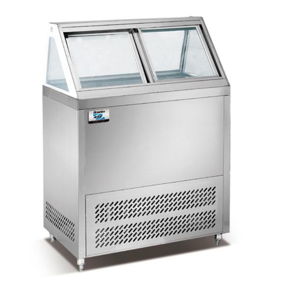 Arsenbo Scoop Ice Cream Display Freezer Freestanding Multiscene