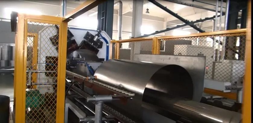 200L Steel Drums Making Machine Steel Barrels Production Line