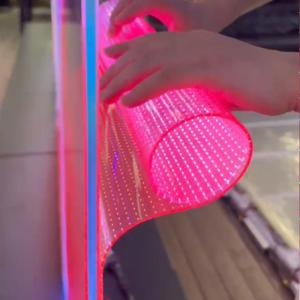 Seamless Integration LED Crystal Film Screen 100000 Hours Long Lifespan 15mm