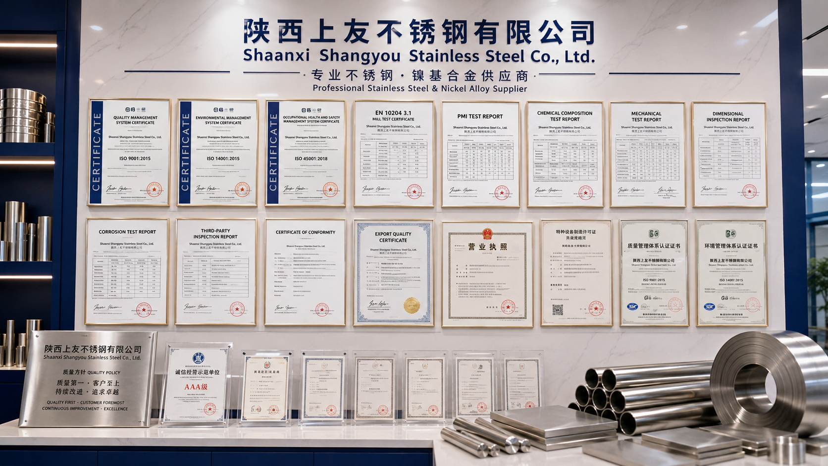 Shaanxi Shangyou Stainless Steel Co., Ltd.