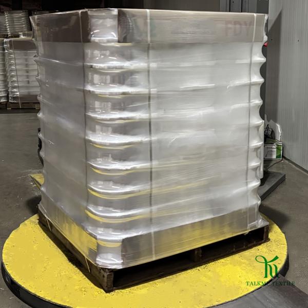 Customized 100% Polyester DTY Melange Yarn 20D/50D/75D/100D/120D/150D Raw Pattern for Weaving