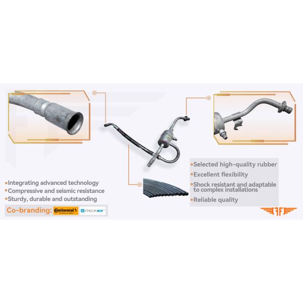 YF-2409 Tuberías de Aire Acondicionado Doble para Ford Crown 4.6L para 94-97