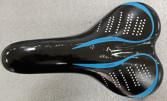 Dual Spring Suspension Narrow MTB Saddle  Leather Bike Seat 280mm X 150mm