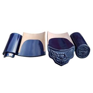 Многофункциональная китайская стеклянная крыша плитки Низкое поглощение воды в парках Храмы монастыри