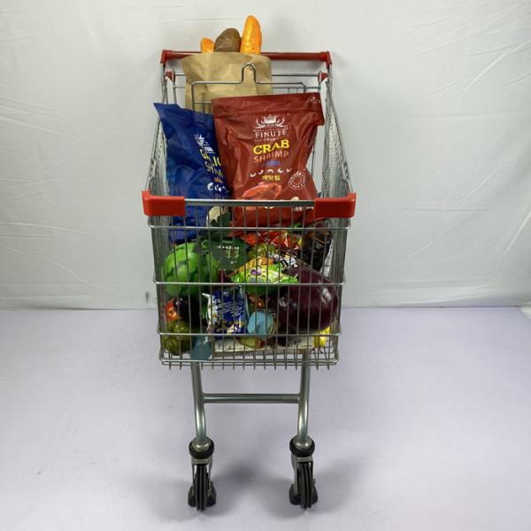 180L Q195 Steel Supermarket Shopping Trolley CE Certificate