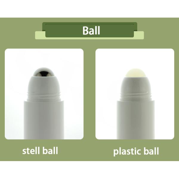 Refillable PP PCR Roll On Bottle 50ml 75ml for Cosmetic Deodorant