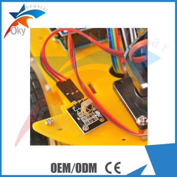 Professional Arduino Car Robot Yellow Black DIY Remote Control Car Parts