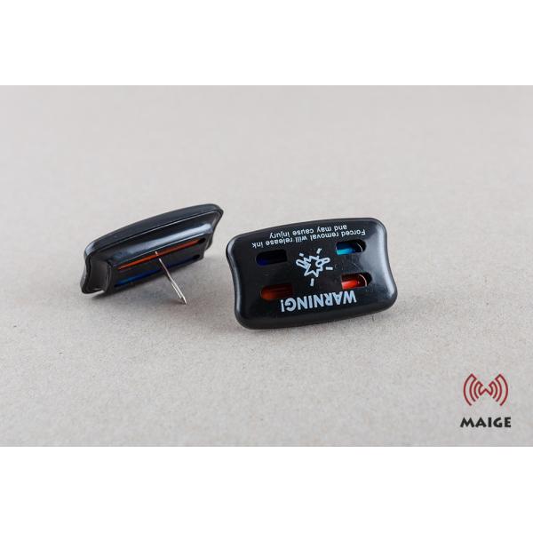 Garment Store EAS Ink Tag 43 * 27 Mm Curved Ink Pin Non Flammable