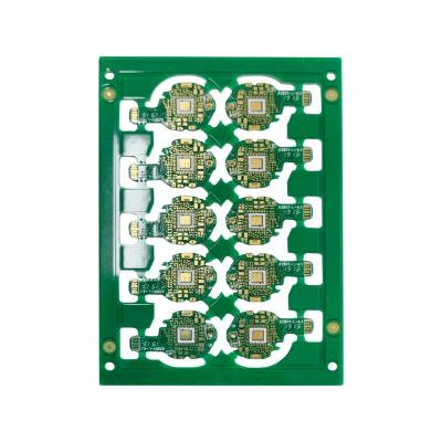 Abat-jour multicouche de masque de soudure enterrés par l'intermédiaire du doigt d'or de service de prototype de carte PCB