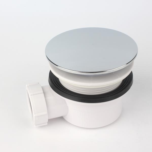 Bangqi Modern Design White PP Main Body Plastic Floor Drain Waste Shower Tray Drain for Bathroom Bath Hotel Strainer Style