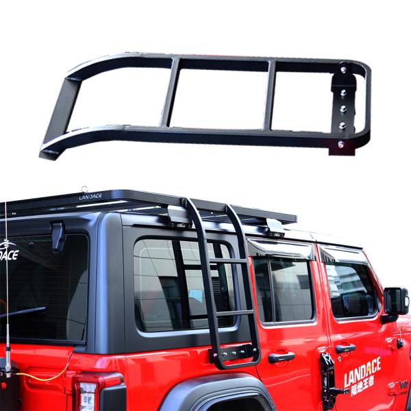 TS16949/ISO9001 Certified Side Ladder Retrofit Kit for Jeep Wrangler JK JL Vehicle