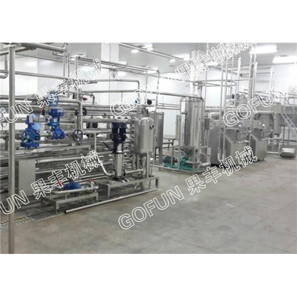 Complete production machines specifically for tomato juice processing plants