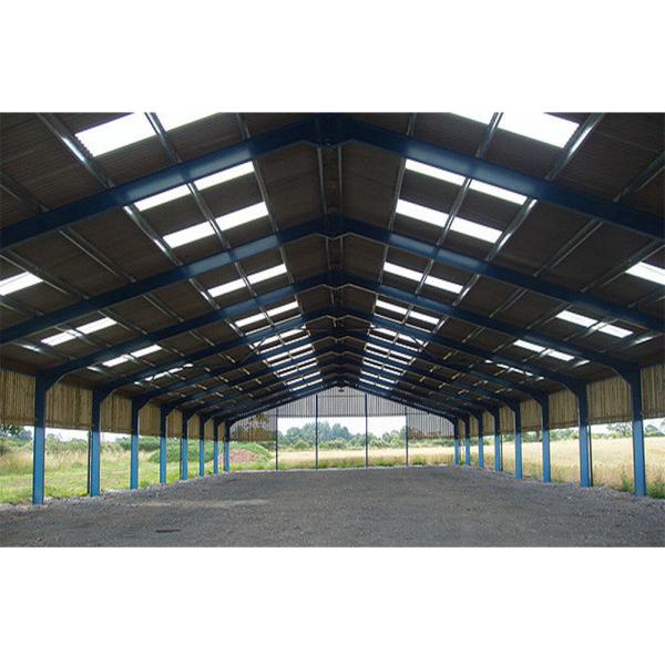 Construction de structures en acier galvanisé préfabriqué sur mesure avec connexion à boulons de résistance