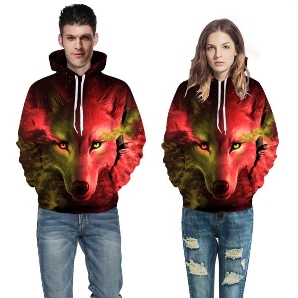 Cool 100% Cotton Lovers Matching Couple Hoodies King And Queen Autumn