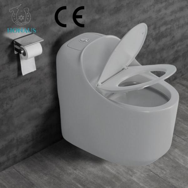 Bathroom Soft Close Modern One Piece Toilet Bowl Customizable