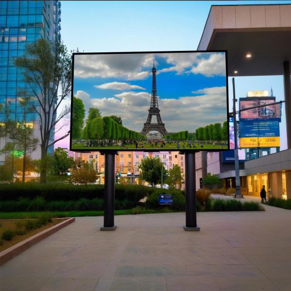 Customized Micro 3D Outdoor Wall LED Display Screen for City Construction Scenic Spots
