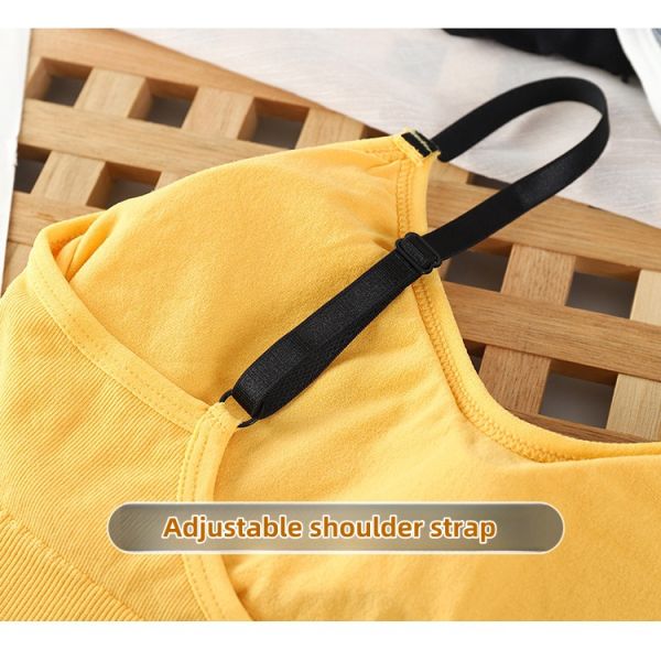 Comfortable Vest Style Girl's Bra High Quality New Arrival 2025 Wholesale Women Vest Style Bra for Slim Girls