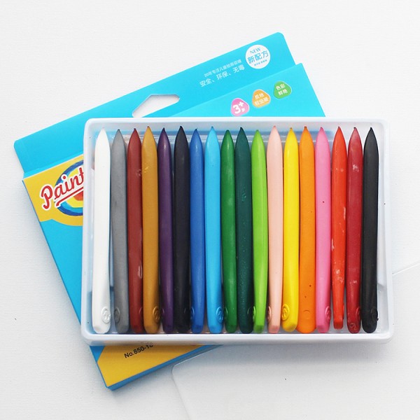 Wholesale Bright Childrens Personalised Art Crayon Set Smooth Drawing