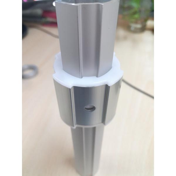 AL-18-A Metal Pipe Connectors , Upgrade Aluminum Tubing Joints Silvery Color