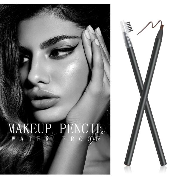PMU Microblading Waterproof Eyebrow Pencils With Brush