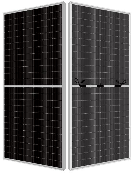 Mono Perc Frameless Bifacial Solar Panels On Roof 450 Watt 144 Half Cells