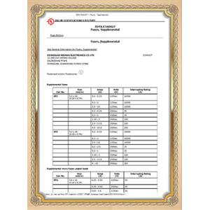 Dongguan Tianrui Electronics Co., Ltd Certifications
