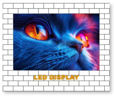Outdoor Fixed LED Screen P5.7 P6.67 6000 Nits Front Maintenance Energy-Saving LED Display