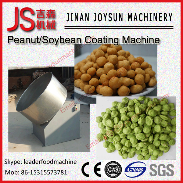 Stable Rotation Peanut Coating Machine / Processing Line Low Noise