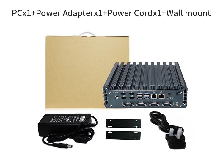 IBOX-3226 Quad Core Refresh без вентилятора Промышленный мини-PC CE CCC FCC Класс A RoHS 2.64KG