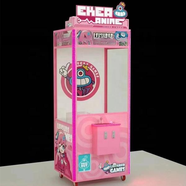 Newest cheap coin operated gift arcade claw crane parts grabber claw dolls machine for sale