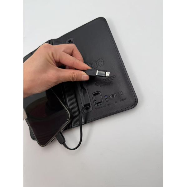 Charging Wallet Portable Power Bank 5W Output Customizable Logo Mobile Business Gift Card Bag Wireless Charger Compact