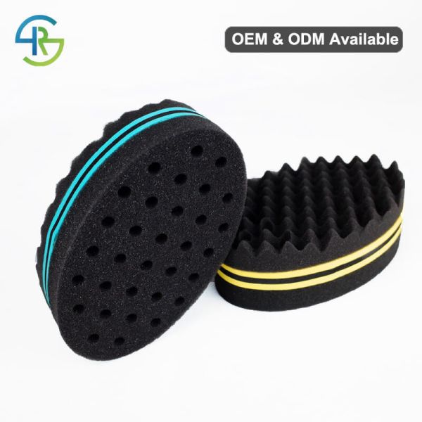 Red Blue Double Sided Twist Sponge 7mm Hole Afro Hair Twist Sponge